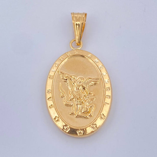 Dije San Miguel 3.65gr / 4.3cm / Oro Amarillo 18K $