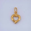 Dije Silueta Corazon 0.35gr / 1.5cm / Oro Amarillo 18K $