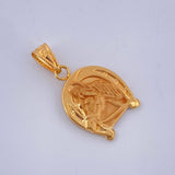 Dije Herradura Caballo 1.1gr / 2.5cm / Dos Oros Amarillo Rosa 18K $