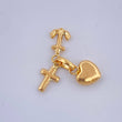 Dije Tres Gracias 0.5gr / 1.5cm / Oro Amarillo 18K $