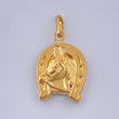 Dije Herradura Caballo 1gr / 2.5cm / Oro Amarillo 18K $