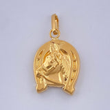 Dije Herradura Caballo 1gr / 2.5cm / Oro Amarillo 18K $
