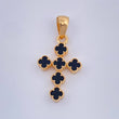 Dije Cruz Trebol 3.2gr / 3.3cm / Oro Amarillo 18K $