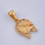 Dije Herradura Caballo 2.45gr / 2.6cm / Oro Amarillo 18K $