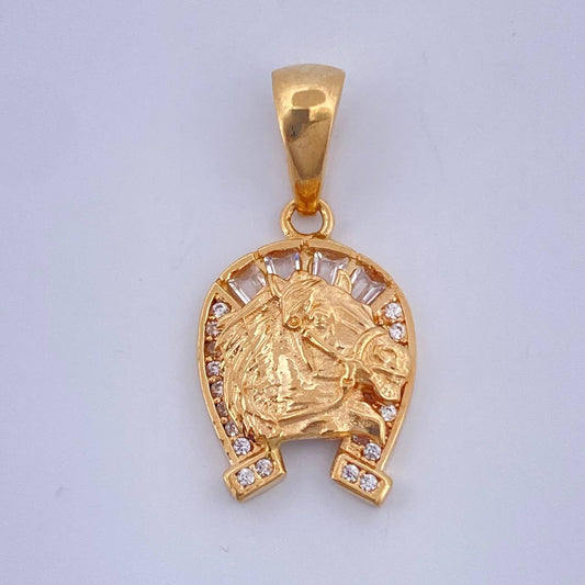 Dije Herradura Caballo 2.45gr / 2.6cm / Oro Amarillo 18K $