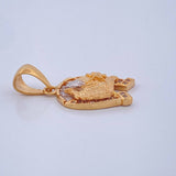 Dije Herradura Caballo 2.5gr / 2.6cm / Dos Oros Amarillo Blanco 18K $
