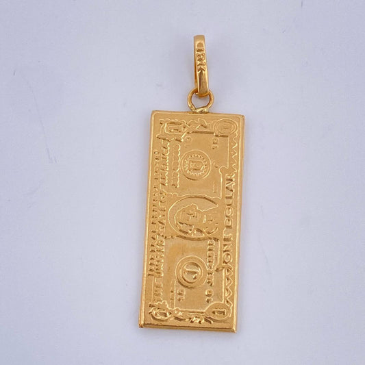 Dije One Dólar 1.65gr / 3.6cm / Oro Amarillo 18K $