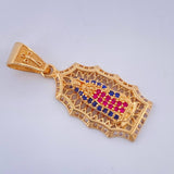 Dije Virgen De Guadalupe 3.25gr / 3.2cm / Oro Amarillo 18K $