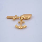 Dije Tres Gracias 1.05gr / 2cm / Oro Amarillo 18K $