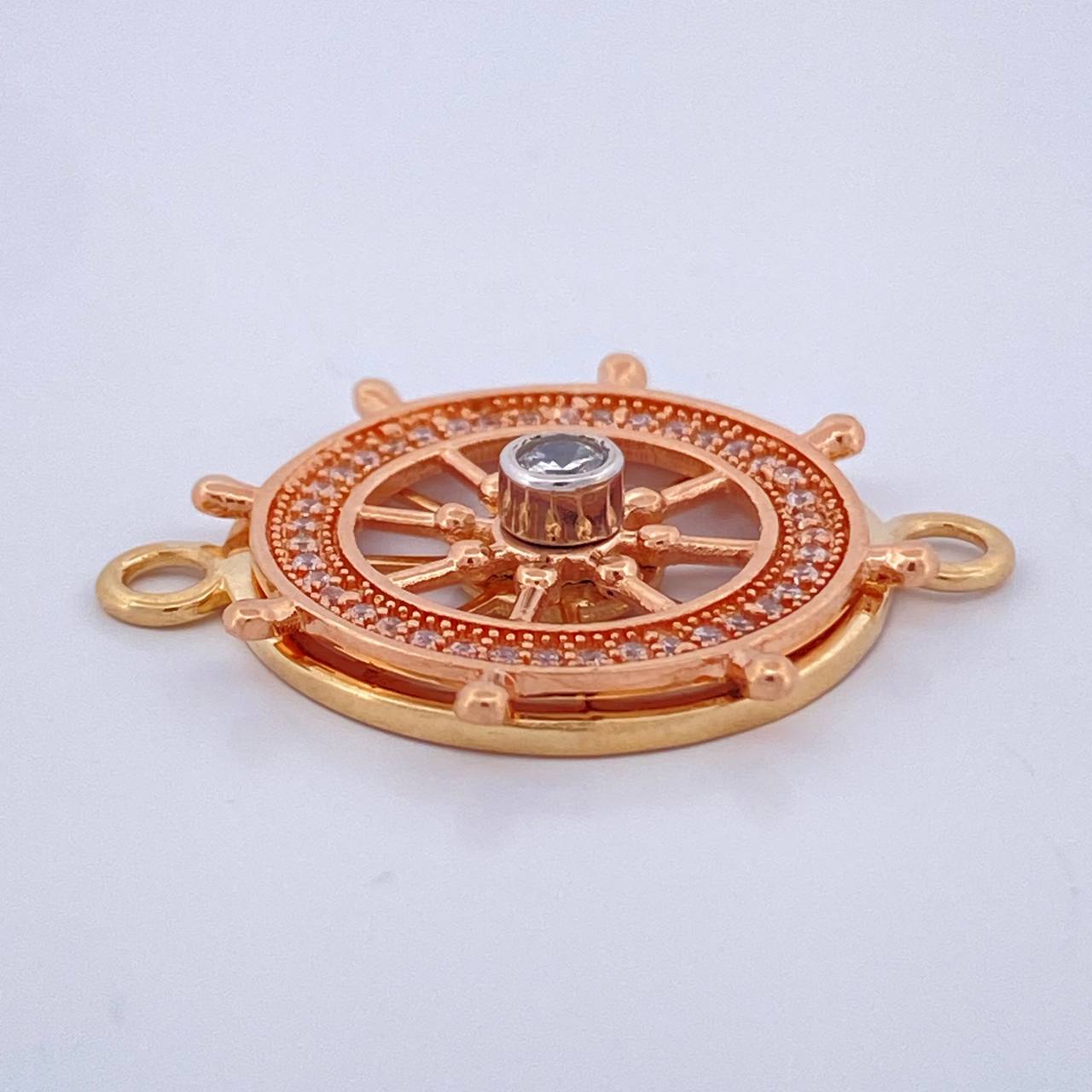 Herraje Timon 4.4gr / 3cm / Tres Oros 18K $