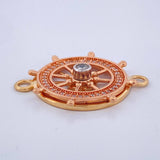 Herraje Timon 4.4gr / 3cm / Tres Oros 18K $
