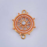Herraje Timon 4.4gr / 3cm / Tres Oros 18K $