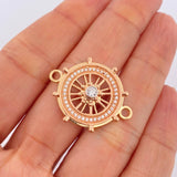 Herraje Timon 4.4gr / 3cm / Tres Oros 18K $