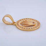 Dije Corona Rx 5gr / 3.4cm / Oro Amarillo 18K $