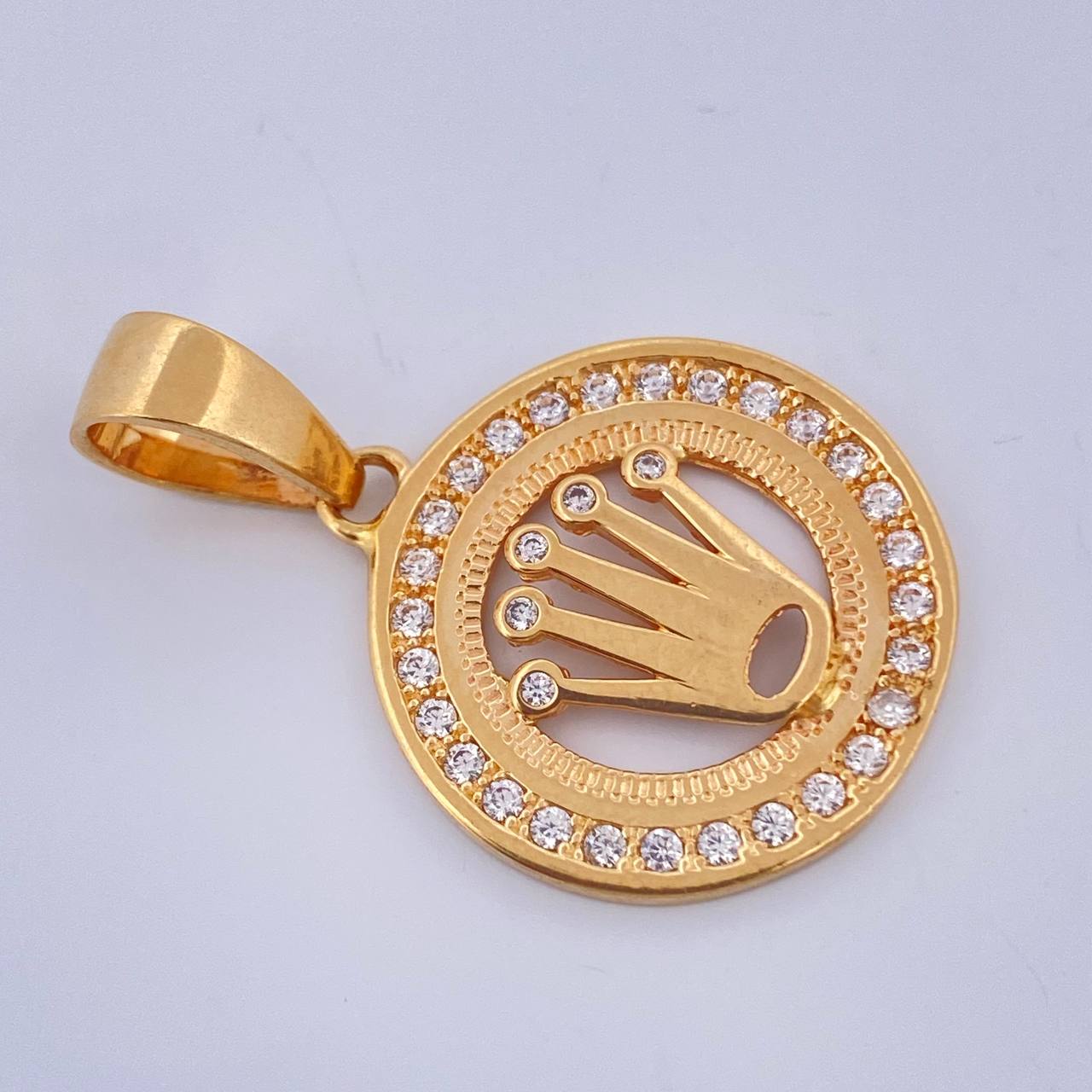 Dije Corona Rx 5gr / 3.4cm / Oro Amarillo 18K $