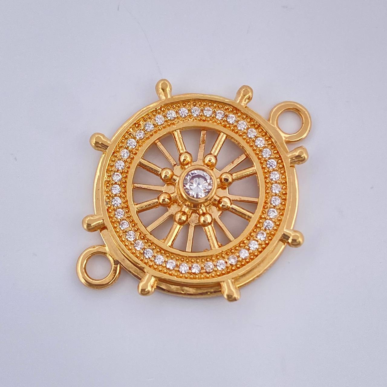 Herraje Timon 4.45gr / 3cm / Oro Amarillo 18K $