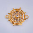 Herraje Timon 4.45gr / 3cm / Oro Amarillo 18K $