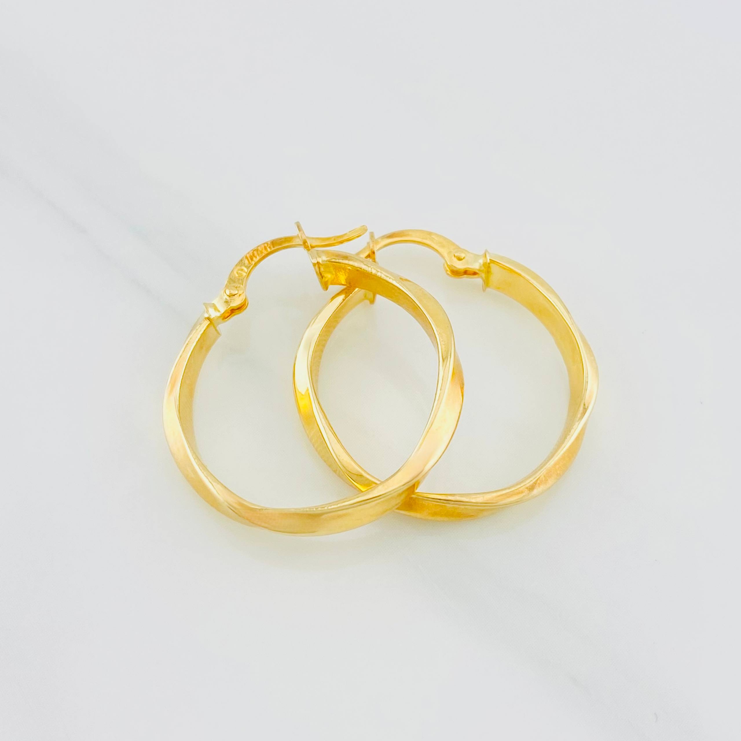 Candongas Susi 2.15g / 2.6cm Oro Amarillo 18K