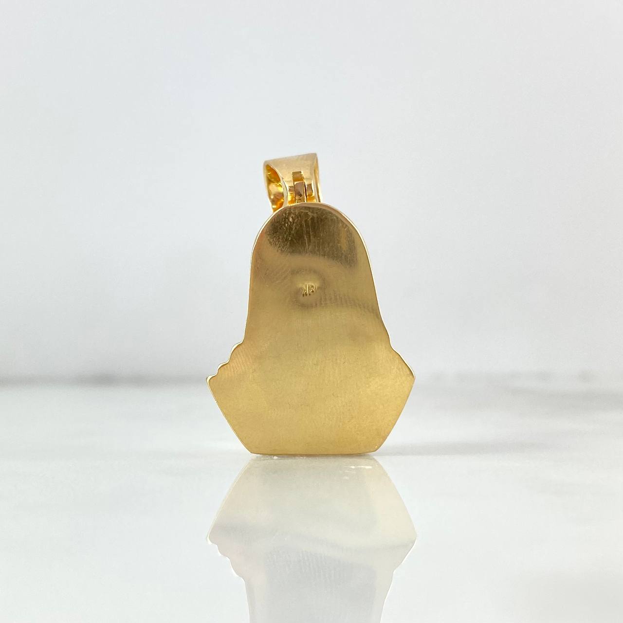 Dije Rostro de Cristo 11.85gr / 3.8cm / Dos Oros Amarillo Rosa ©