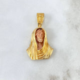 Dije Rostro de Cristo 11.85gr / 3.8cm / Dos Oros Amarillo Rosa ©