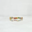 Anillo Ola Curva Tupida 1.25gr / T8 1/4 / Oro Amarillo 18K *