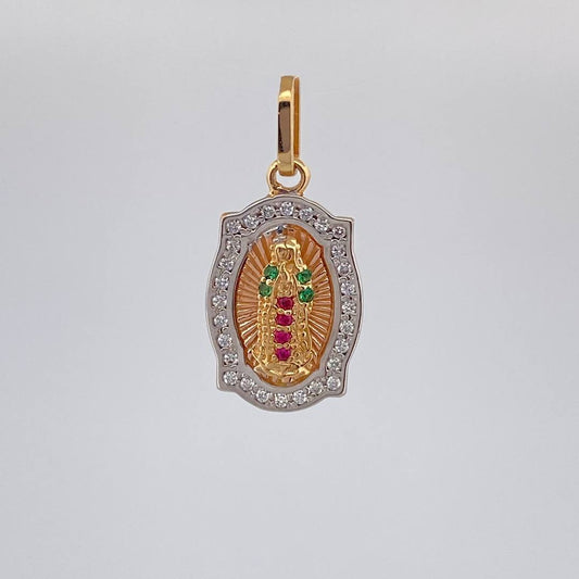 Dije Virgen Guadalupe 2.15 g / 2.3 cm Tres Oros 18K