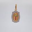 Dije Virgen Guadalupe 2 g / 2.3 cm Tres Oros 18K