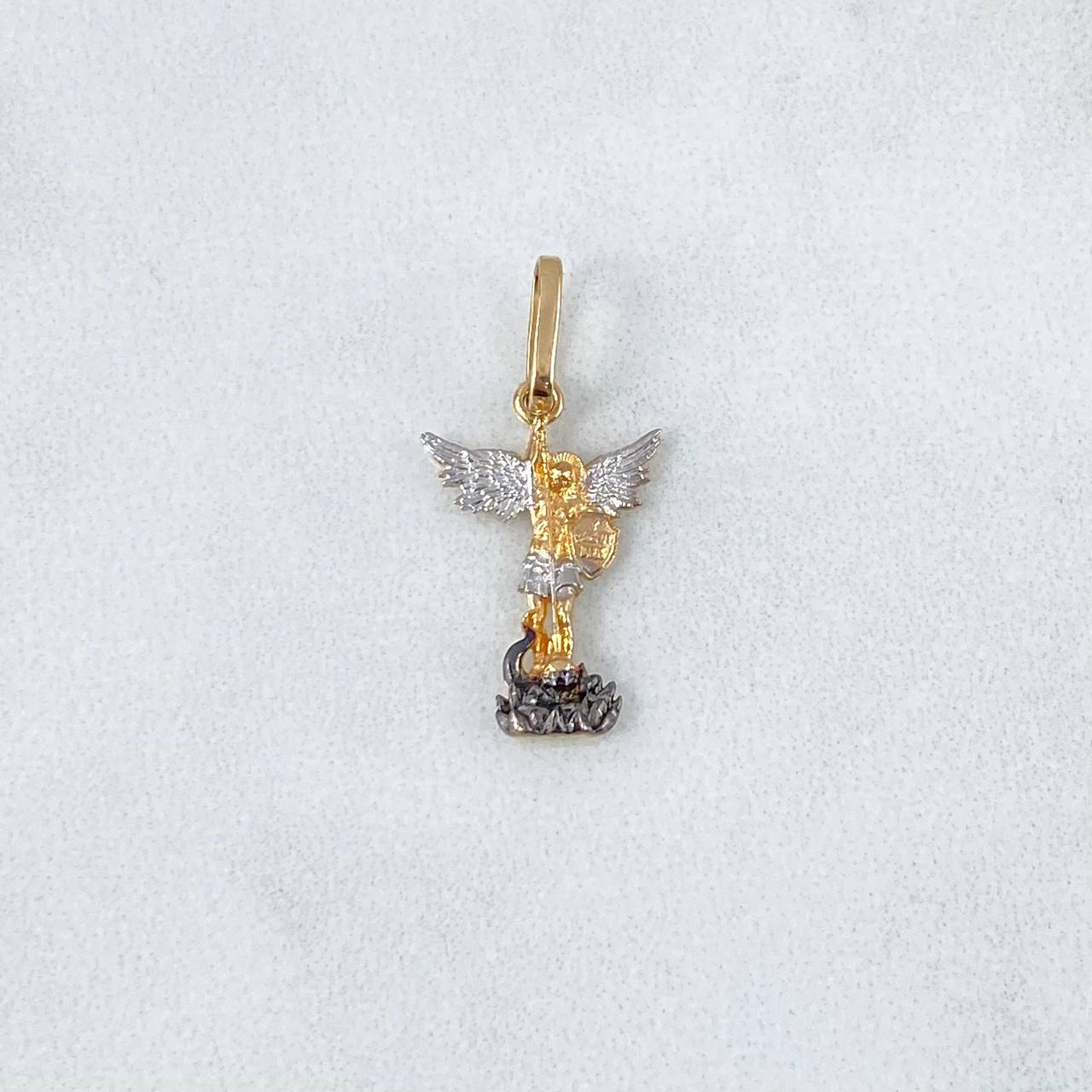 Dije San Miguel Arcángel 1gr / 2.4cm / Tres Oros *