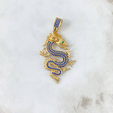 Dije Dragon 9gr / 5cm / Circones Blancos Azules Verdes Oro Amarillo ©