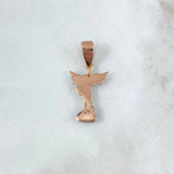 Dije San Miguel Arcángel 2gr / 3cm / Dos Oros Blanco Rosa