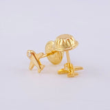 Topos Avión 0.6g / 5.7mm Oro Amarillo 18K