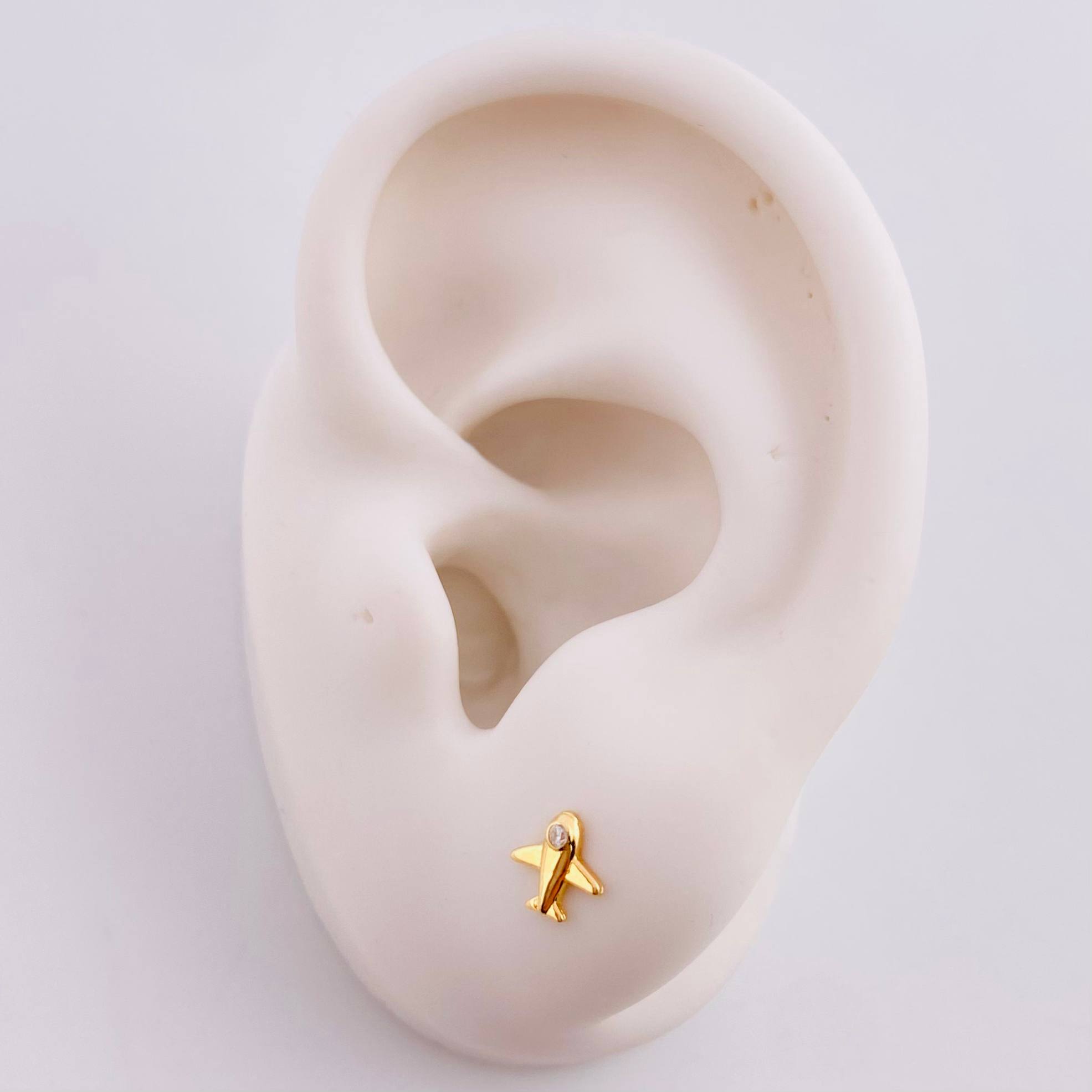 Topos Avión 0.55g / 5.7mm Oro Amarillo 18K