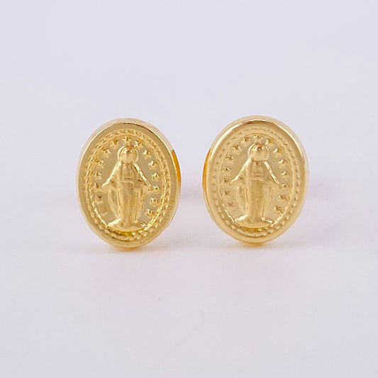 Topos Virgen de la Milagrosa 0.65g / 8.3mm Oro Amarillo 18K