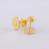 Topos Virgen Milagrosa 0.7g / 8.2mm Oro Amarillo 18K