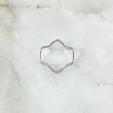 Anillo Zig-Zag 0.95gr / T7 1/4 / Oro Blanco 18K