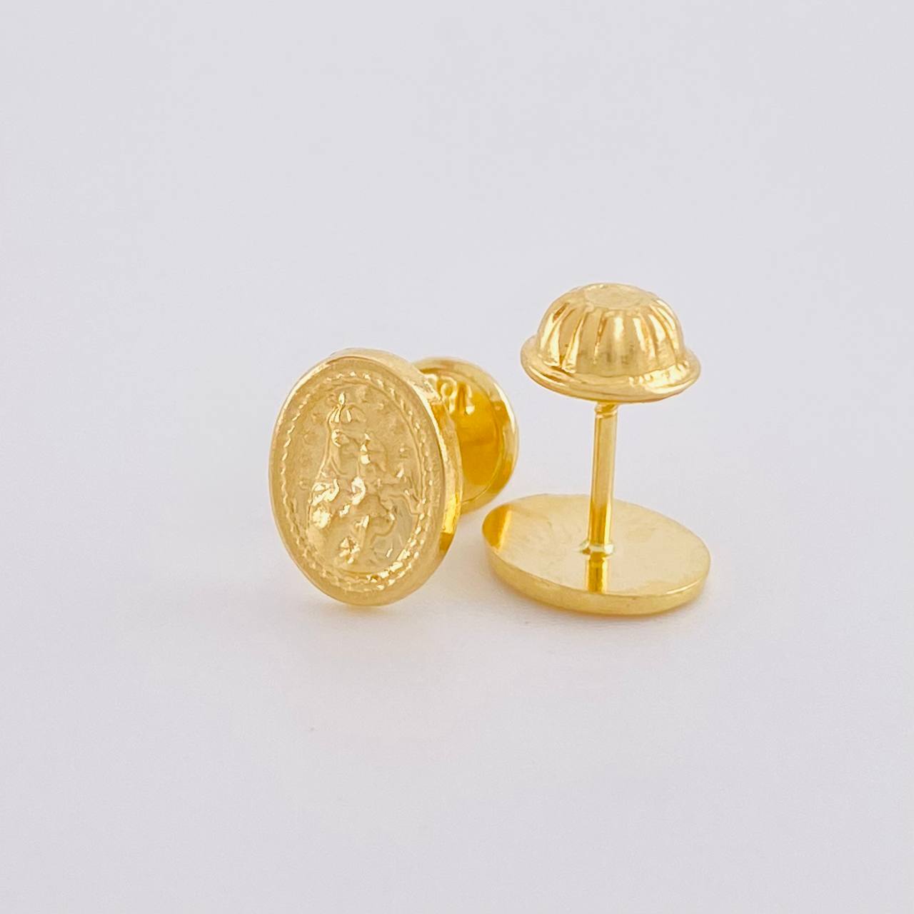Topos Virgen del Carmen 0.7g / in / 6.6mm Oro Amarillo 18K