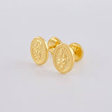 Topos Virgen del Carmen 0.7g / in / 6.6mm Oro Amarillo 18K