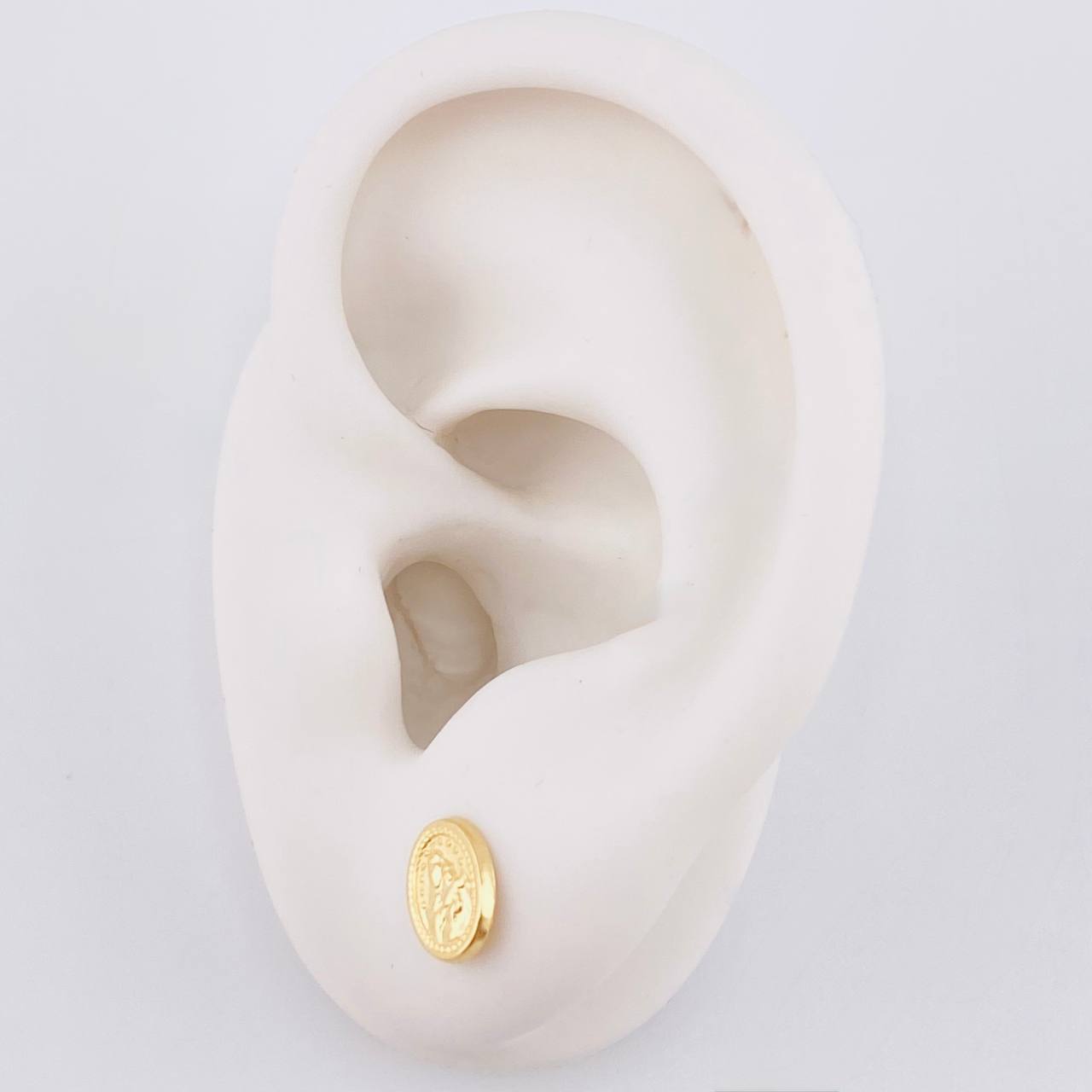 Topos Virgen del Carmen 0.7g / in / 6.6mm Oro Amarillo 18K