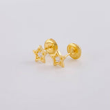 Topos Estrella 0.75g / in / 4.4mm Oro Amarillo 18K