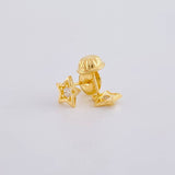 Topos Estrella 0.75g / in / 4.4mm Oro Amarillo 18K