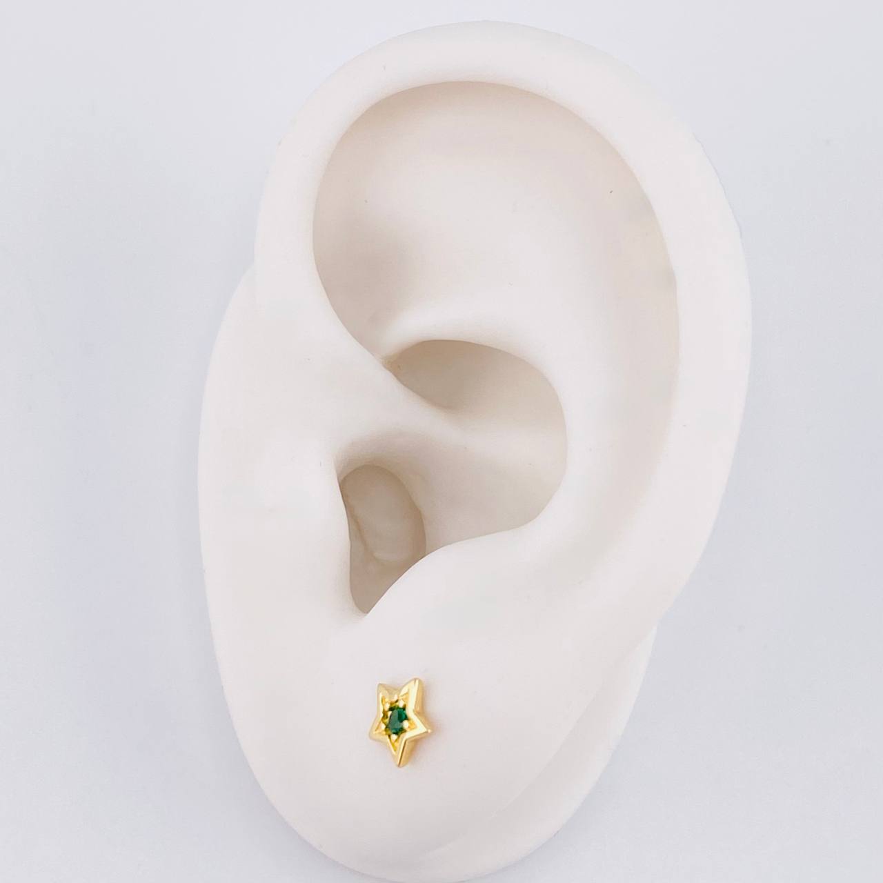 Topos Estrella 0.7g / in / 4.4mm Oro Amarillo 18K