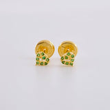 Topos Silueta Corazón 0.5g / in / 2.1mm Oro Amarillo 18K