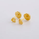 Topos Silueta Corazón 0.45g / in / 2.1mm Oro Amarillo 18K
