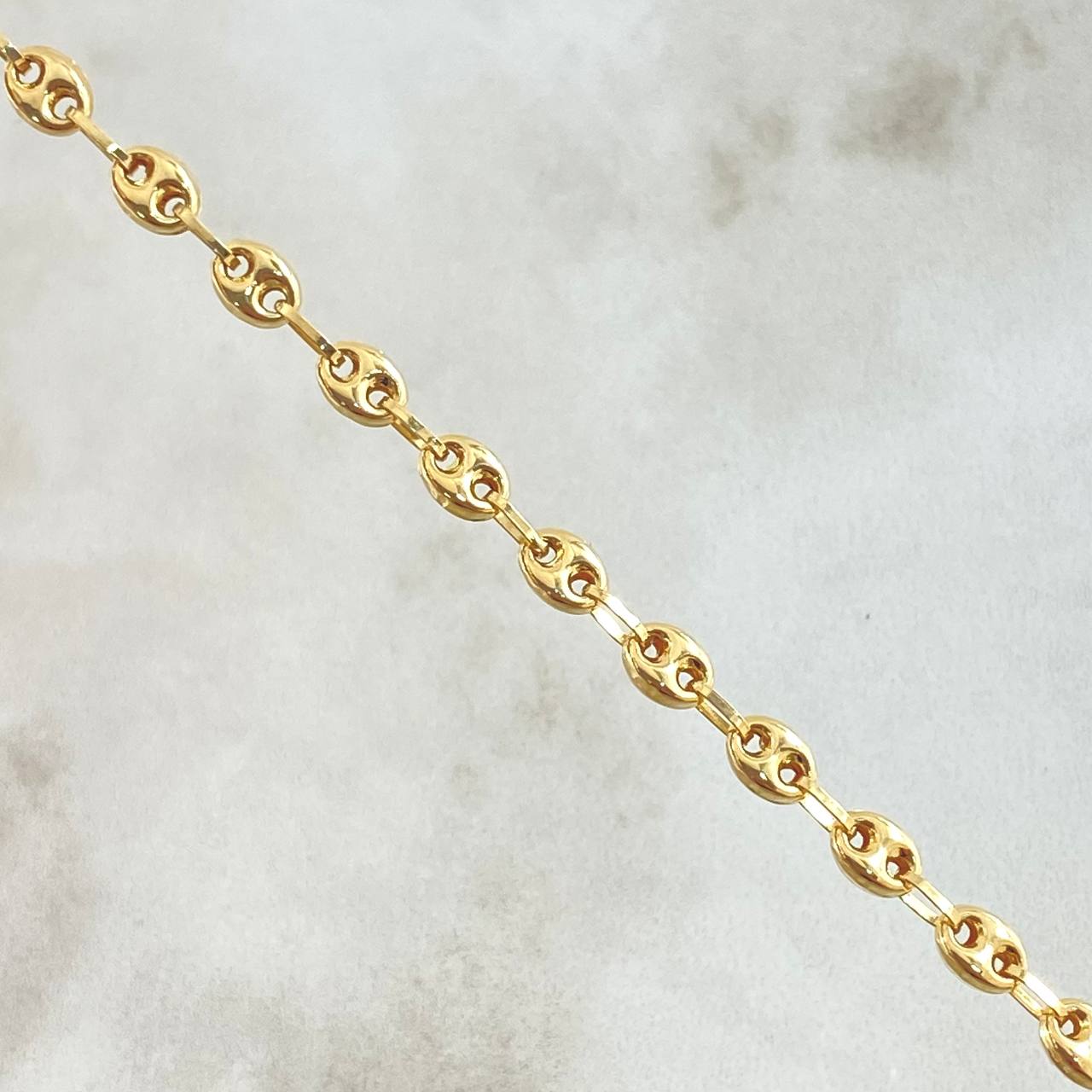 Tobillera GC 3.65gr / 25cm / Oro 18K *