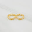 Candongas Carril 1.75g / 1.2cm Oro Amarillo 18K