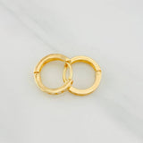 Candongas Carril 1.65g / 1.2cm Oro Amarillo 18K