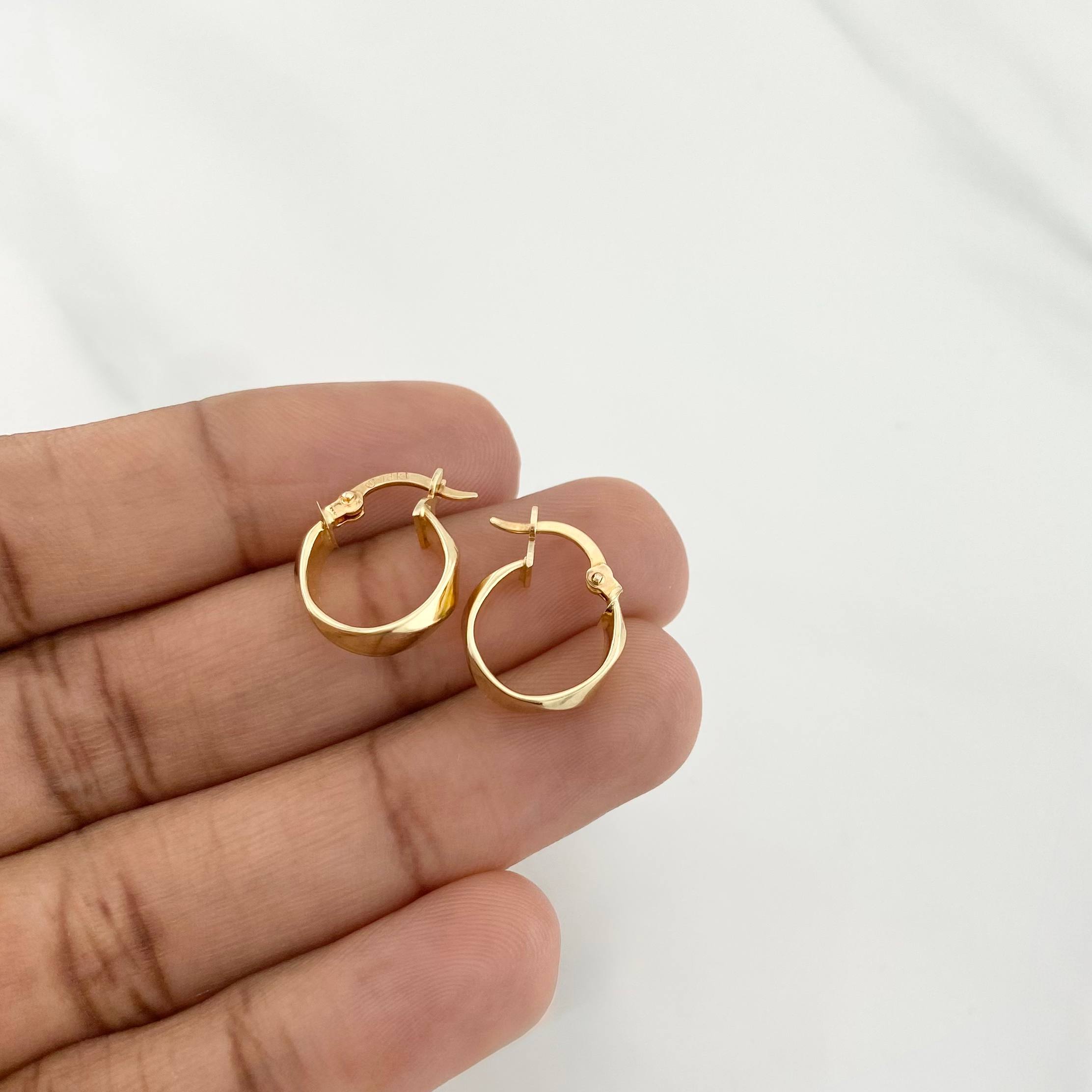 Candongas Susi 1.45g / 1.6cm Oro Amarillo 18K