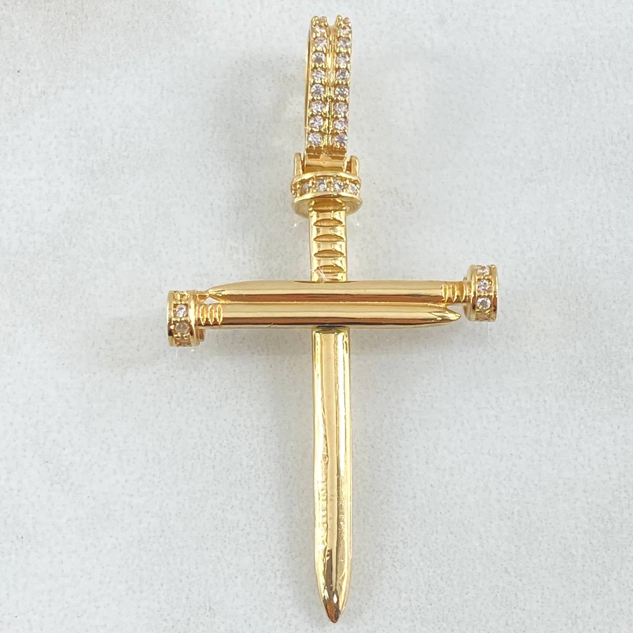 Dije Cruz Clavo 4.15gr / 4.6cm / Oro 18K ©