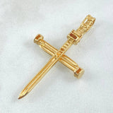 Dije Cruz Clavo 4.15gr / 4.6cm / Oro 18K ©