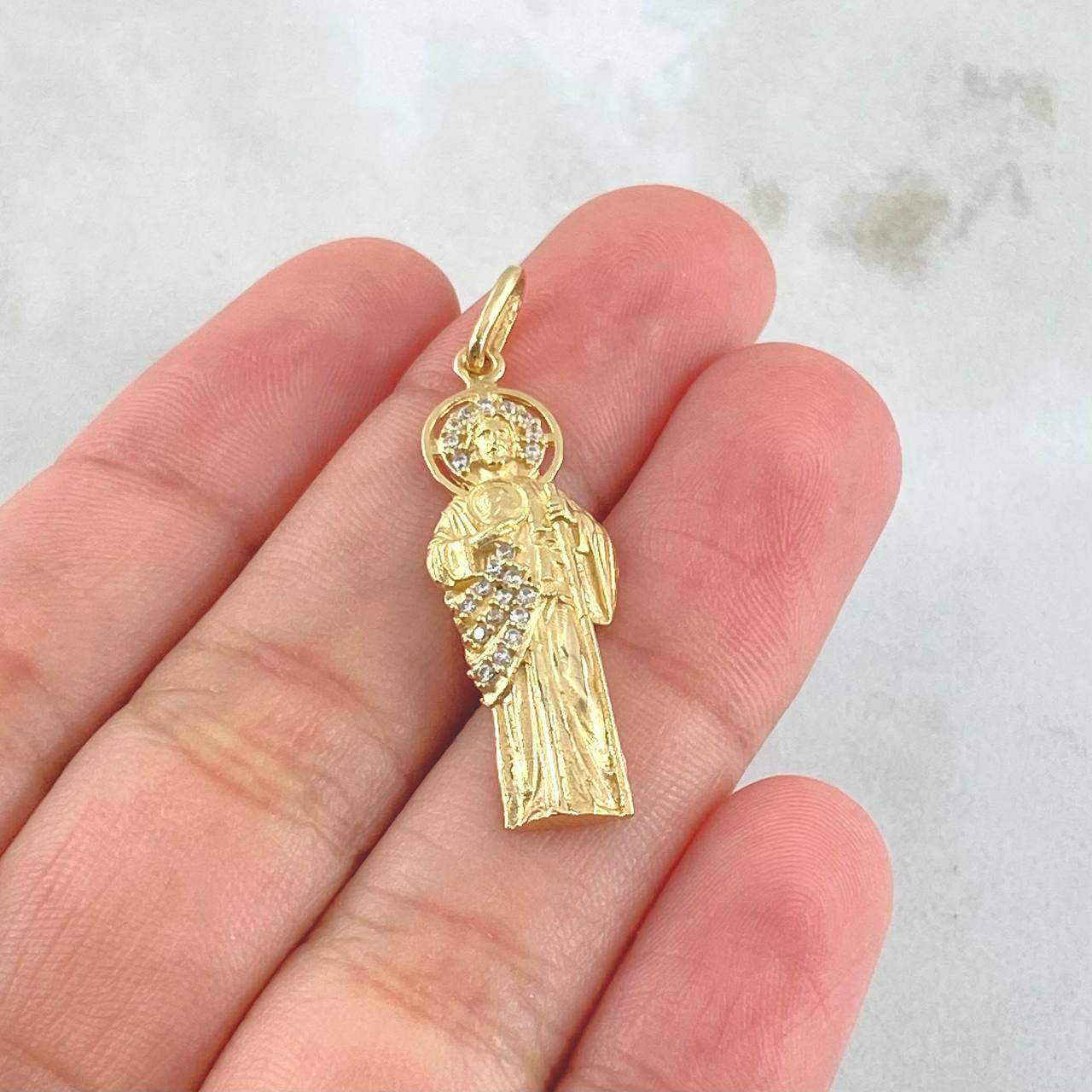 Dije San Judas Tadeo 5.5gr / 3.5cm / Oro 18K ©